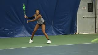 Linda Huang and tennis team highlights vs. Denver