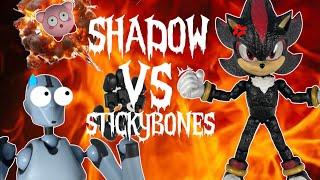 Shadow VS Stickybones! Epic Stop Motion.