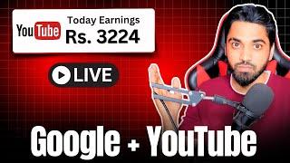 Using Google + YouTube  | 1000 Views = Rs. 3224 | Live Proof