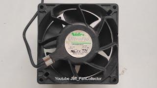 Nidec UltraFlo Fan 3V92E54BS1B5-07 54V 0.14A 4000/5400rpm 9238 Nokia Server Tray Fan High Speed