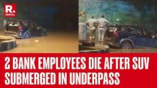 HDFC Bank Manager, Cashier Die After SUV Gets Submerged In Flooded Underpass In Faridabad, Haryana