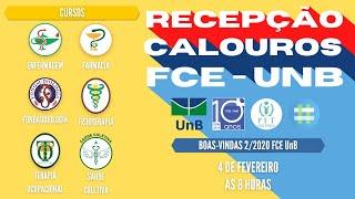 [4/02/2021 - 8h] Recepção de Boas-Vindas aos Calouros da FCE-UnB