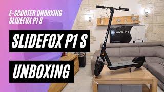  Slidefox P1 S  Unboxing (36V; 15,9AH; 500W; 10 Zoll)