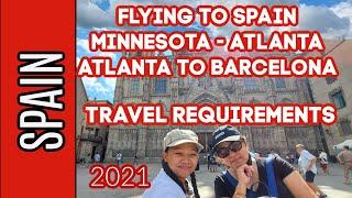 FLYING TO SPAIN WITH TRAVEL REQUIREMENTS 2021