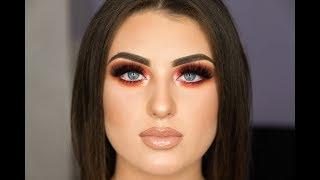 Red Fire Makeup Tutorial - Adriana Kadar