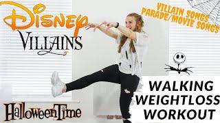 DISNEY'S HALLOWEEN / VILLAINS WALKING WEIGHTLOSS WORKOUT || Hocus Pocus, Villains, Parade Songs, NBC