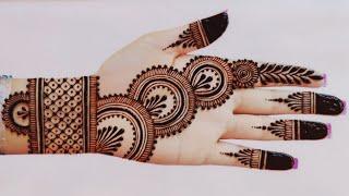 Easy beautiful stylish front hand mehndi design | easy arabic mehndi design | Mehndi design | Mehndi