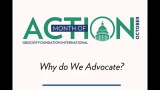 Why Do We Advocate? - Month of Action 2020