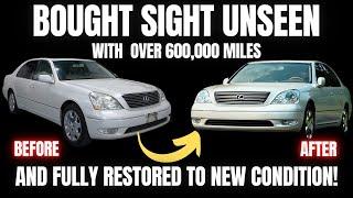 We Spent Over 350 Hours Restoring a Lexus with Over 600,000 Miles to Like New Condition!