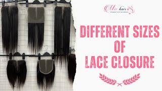 Different Sizes Of Lace Closure