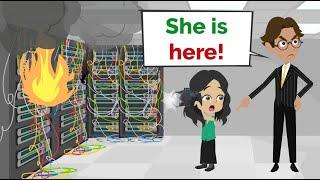 Nora DESTROYS School Computers | Learn English with Fun | English Animated Story | Nora English