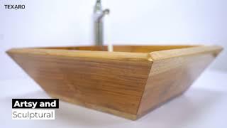 Bowl Sink Wooden Wash Basin | Texaro Sanitaryware