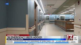 36 emergency beds added at UNC Medical Center