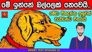 මේවා පුලුවන් නම් ඔයා ලෝකේ ඉන්න සුපිරිම වැඩ්ඩෙක්  | Danuma Poddi Smart Test episode 10 | smart test