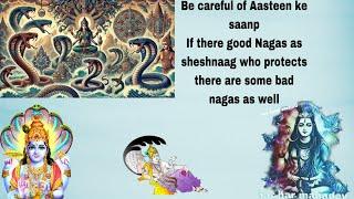 Garuda constantly attacks snakelike Nagas. But this is no simple tale of good versus evil