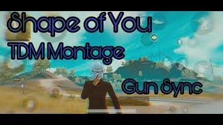 TDM MONTAGE | SHAPE OF YOU | GUN SYNC