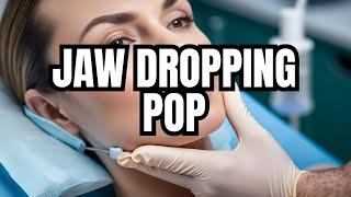 Squeezing Out a Swollen Jaw Lump  Dr  Pimple Popper