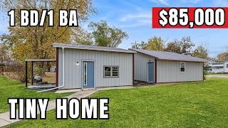 FOR SALE: $85,000 Tiny Home with Oversized Garage!