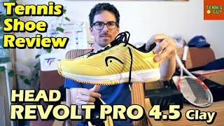  HEAD REVOLT PRO 4.5 Clay Tennis Shoe Review 