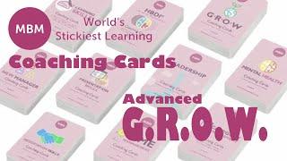 GROW Advanced Coaching Flash Cards | 80 Card Deck for Managers & Coaches | Making Business Matter