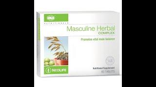 NEOLIFE AND GNLD MASCULINE HERBAL COMPLEX - PRODUCT THAT PROMOTE VITAL MALE BALANCE- GNLD PRODUCT.