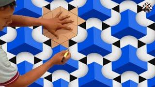 No less good than Wallpaper | Optical illusion 3D Wall Painting