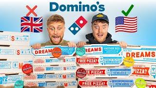 Two Brits try American Domino's Menu