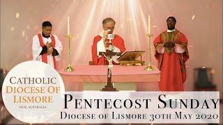 LIVE Catholic Mass Pentecost Sunday 31 May 2020 - Bishop Greg Homeming, Lismore Diocese, Australia