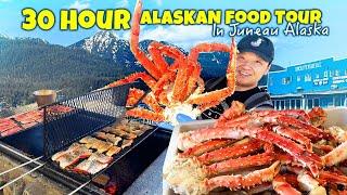 UNLIMITED Salmon Bake, FRESH Alaskan KING CRAB & "Filipino Alaskan Food" in Juneau Alaska