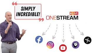 OneStream Software Tutorial - How To Stream LIVE To Multiple Platforms