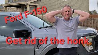 Stupid Ford F-150 horn honk!  Get rid of it...I'll show you how! 2020 to 2024!