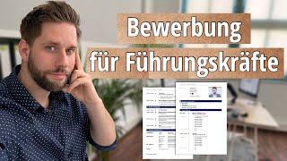 Bewerbung für Führungskräfte - Dieser Lebenslauf bringt dich zum Vorstellungsgespräch