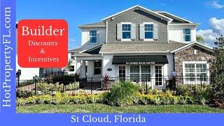 New Construction St Cloud / Orlando FL | M/I Homes / Eden at Crossprairie / Lancaster Model