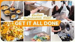 Alles im Haushalt erledigen - Wochenende Routine - Kochen putzen Haul