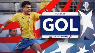 GOL de Luis DÍAZ | Colombia 5-0 Panamá | CONMEBOL Copa América USA 2024™