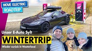 Mit dem Tesla Model S im Winter nach Sylt - Die Insel ist endlich gut gerüstet für Elektroautos