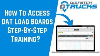 How To Access DAT Load Boards?