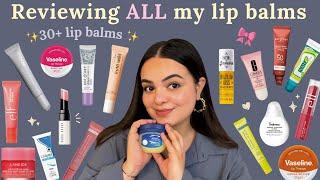 Reviewing ALL my lip balms  Starting from Rs.75 only  popular lip balms, affordable & expensive 