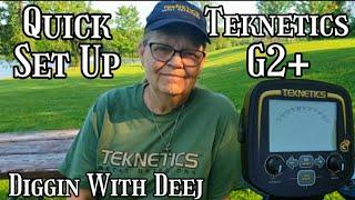 Teknetics G2 Plus Quick Set Up