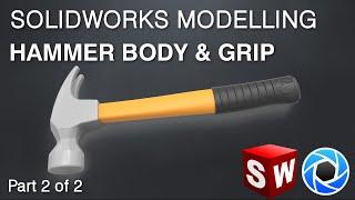 how to model a hammer in solidworks