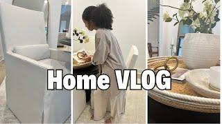 HOUSE TO HOME VLOG: RH DELIVERY *NEW DECOR*  SHOP & Clean with me  + more Christian Homemaker