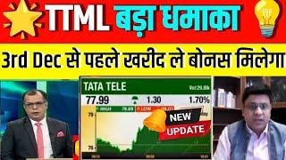 ttml share latest news today | tata teleservices share news update | ttml share price |