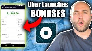 Uber Launches New Bonuses For Drivers!