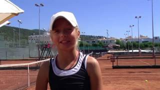 Guillermo Vilas Tennis Academy. Angelina SHAKHRAYCHUK is training at the Academy