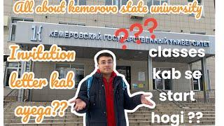 All about invitation letters & classes |kemerovo state university vlog |medicosinkemerovo