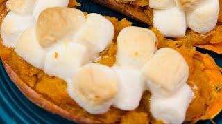 Twice Baked Sweet Potatoes