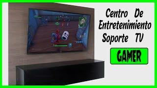 mueble para la tv centro de entretenimiento diy , soporte gamer