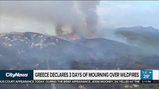 Greece wildfires leave at least 74 dead