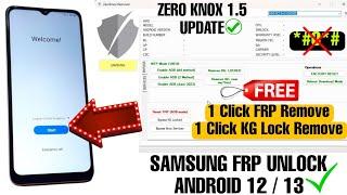 All Samsung FRP Bypass With ZeroKnox Removal Tool | Zero Knox Removal Tool Samsung Android 13/12