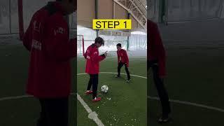 NEW  SKILL TUTORIAL ️#footballshorts #footballskills #football #soccershorts #sepakbola #soccer